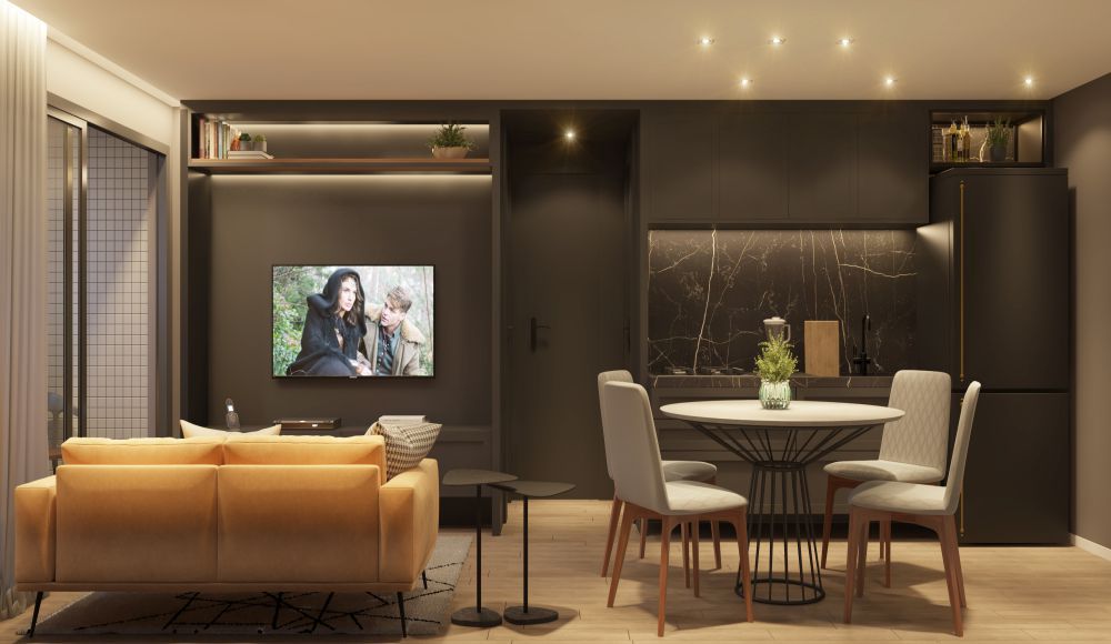 Flat à venda com 1 quarto, 65,20m² - Tambaú,João Pessoa