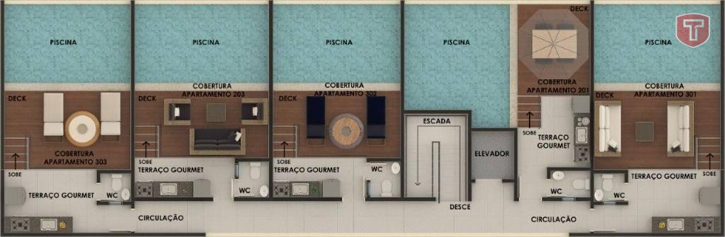 Apartamento à venda com 3 quartos, 72.00m² - Bancários,João Pessoa