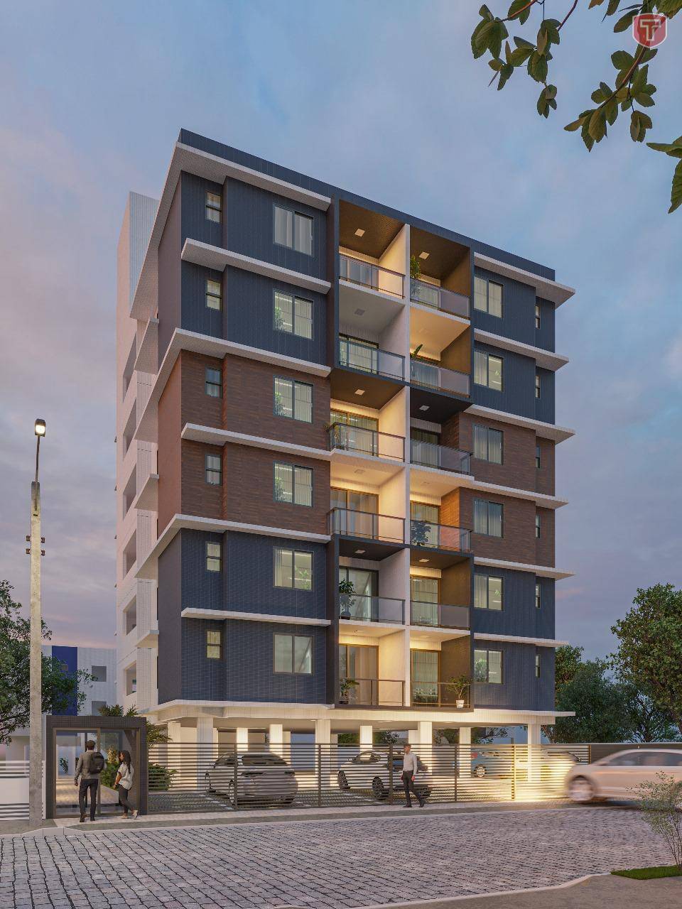 Apartamento à venda com 3 quartos - Bessa,João Pessoa