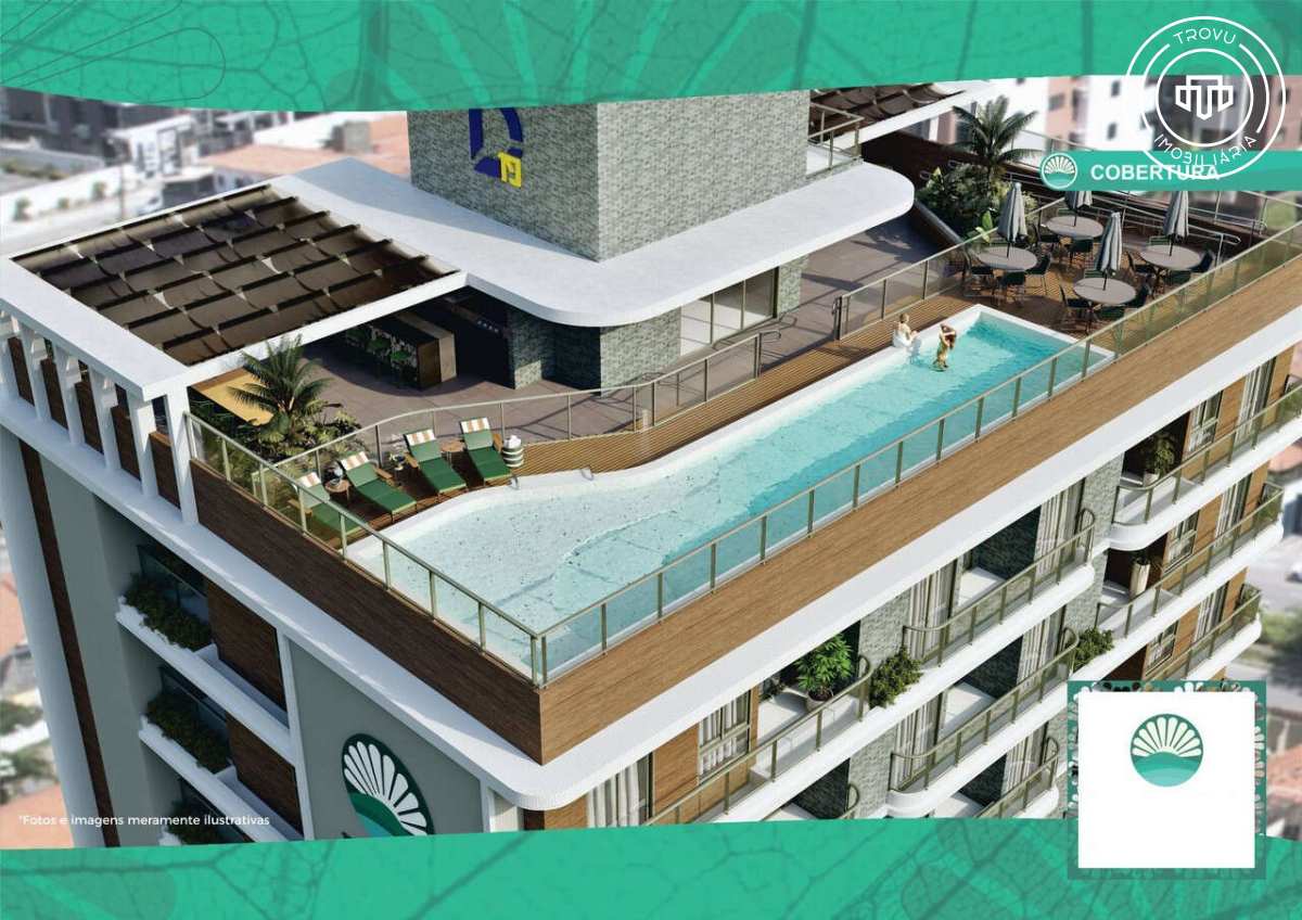 La Vue - Apartamento à venda, no La Vue em João Pessoa, Jardim Oceania, com 2 quartos, 58m²