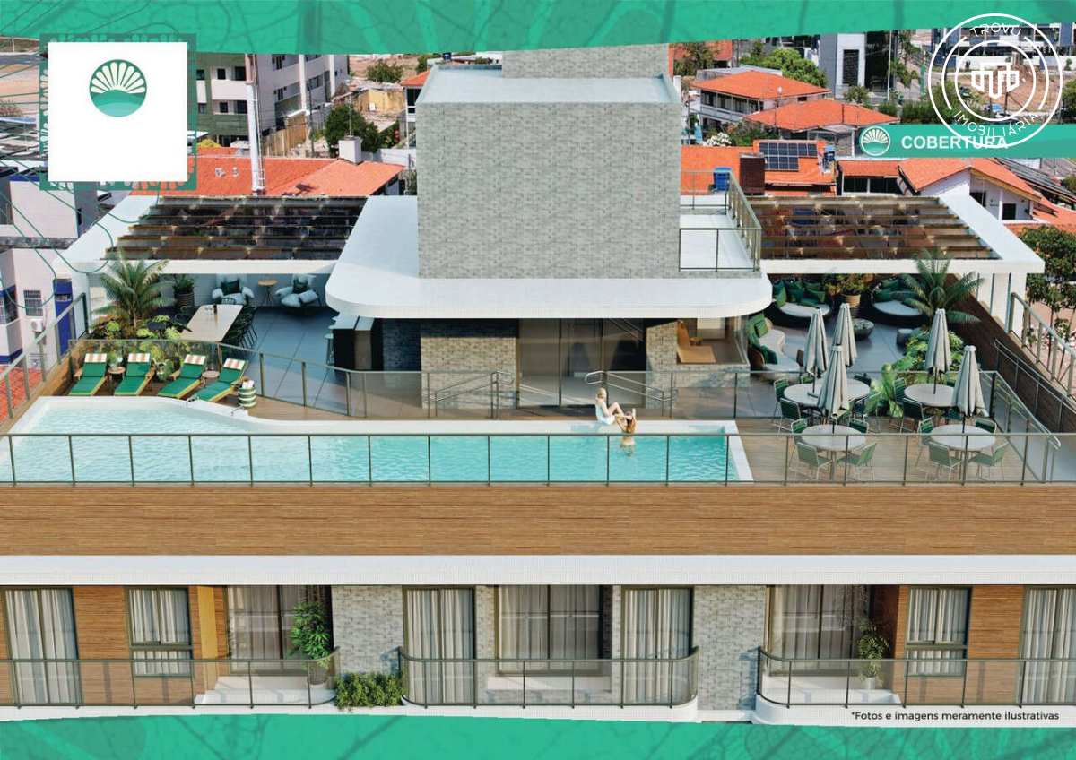 La Vue - Apartamento à venda, no La Vue em João Pessoa, Jardim Oceania, com 2 quartos, 58m²