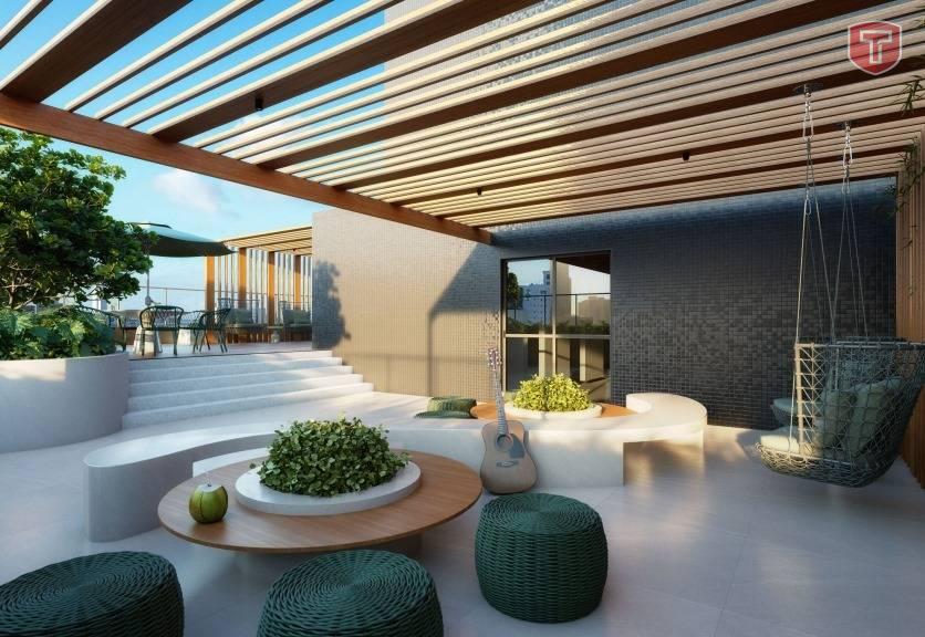 Apartamento à venda com 1 quarto - Cabo Branco,