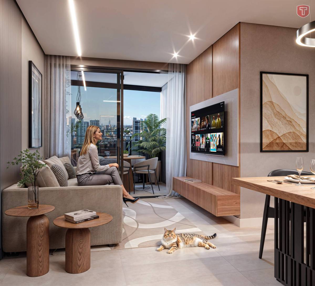 Apartamento à venda com 3 quartos - Aeroclube,