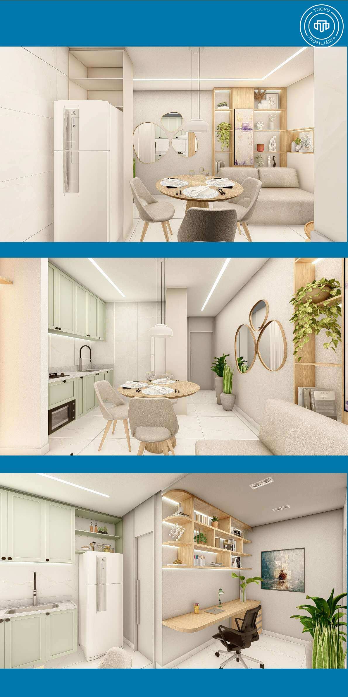 Boulevard Flats & Shopping - Flat à venda, no Boulevard Flats & Shopping em Conde, com 1 quarto, 44,24m²