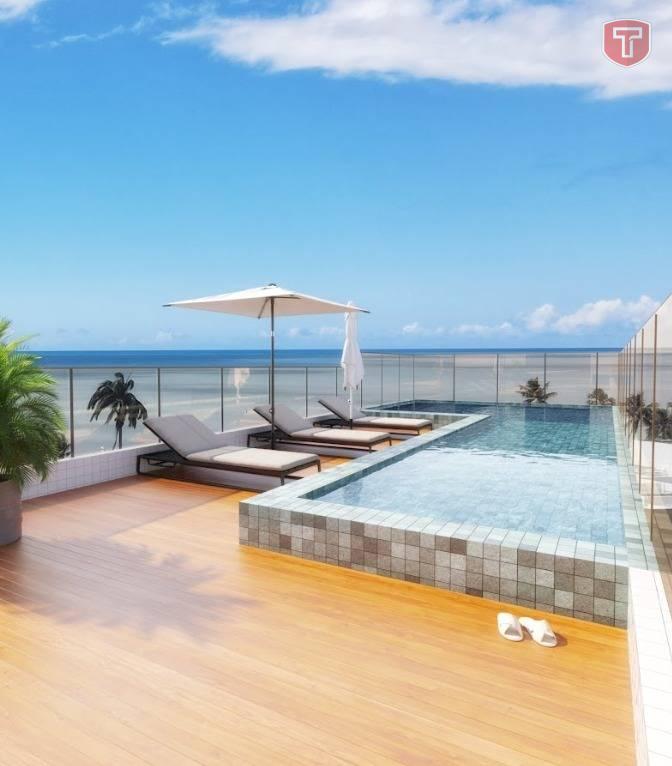 Flat à venda com 1 quarto - Manaíra,João Pessoa