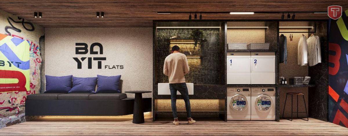 Flat à venda com 1 quarto - Jardim Oceania,