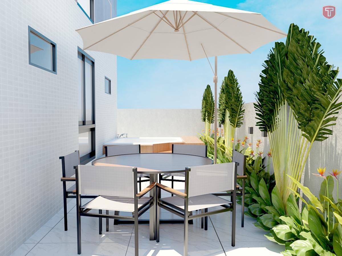 Apartamento Garden à venda com 2 quartos, 39,70m² - Bessa,João Pessoa